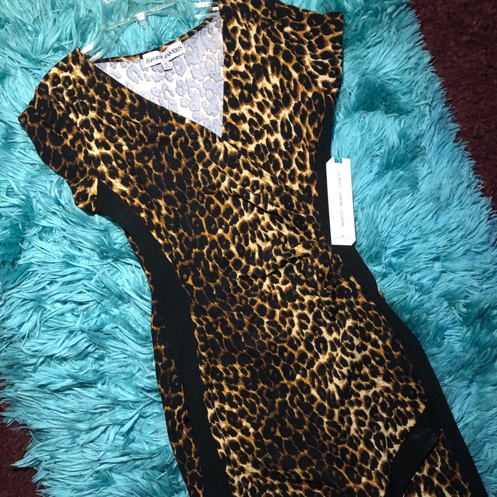Cheetah Body Con dress